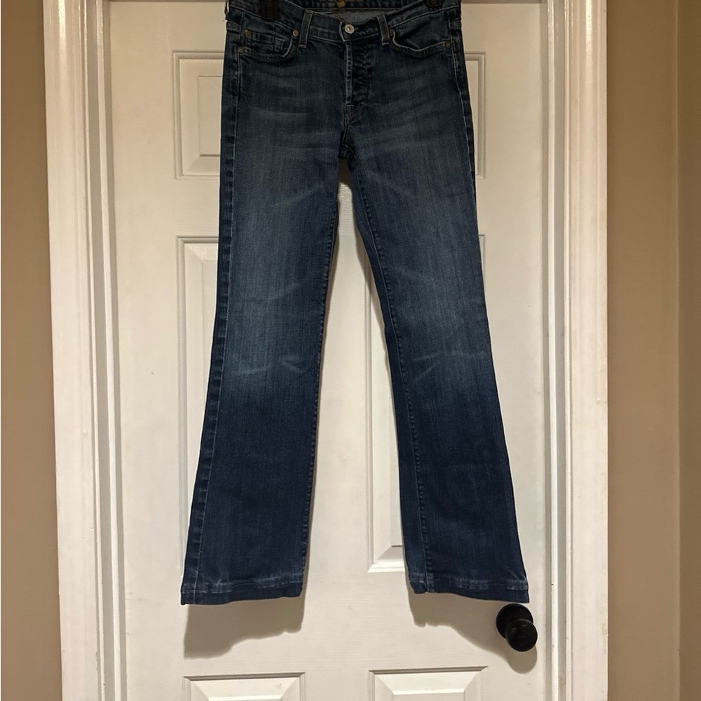 7 For All Mankind Boycut Jeans Women’s Size 28
